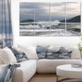 thumbnail image 1 of Waves in Lerici Beach Italy - Seascape Canvas Art Print, 1 of 3