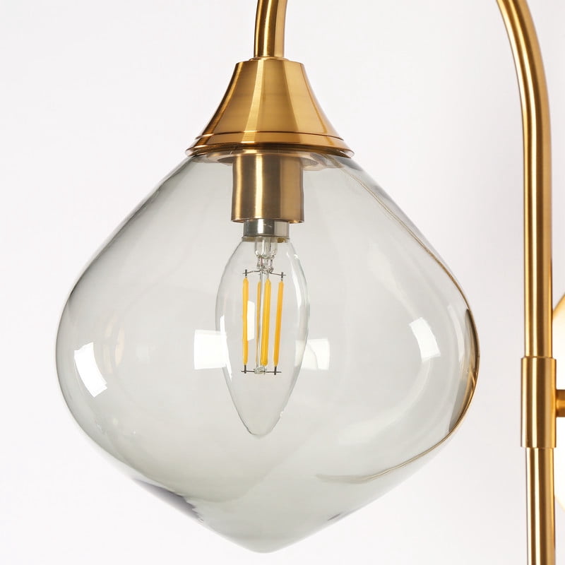 LNC Temporaneo 6-in W 1-Light Satin Gold LED Wall Sconce