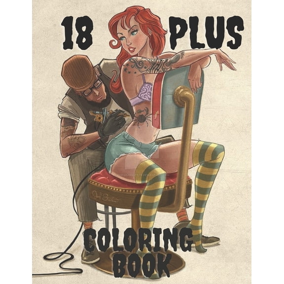18 PLUS coloring book (Paperback)