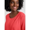 thumbnail image 5 of Jessica London Women's Plus Size Double-Layer High-Low Tunic, 5 of 5