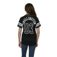 thumbnail image 7 of Women's Jack Skellington Baseball Jersey Shirt Nightmare Before Christmas Black, 7 of 7