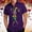 shirts-A01Purple, variant on Gamivast Mardi Gras Shirts for Men Regular Fit Striped Short Sleeve Casual Shirt Breathable Lightweight Button Down Tropical Shirts Party Beach Outfits