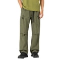 thumbnail image 2 of CONZONE Mens Baggy Cargo Pants Wide Leg Hiking Pants for Men Trendy Elastic Waist Drawstring Solid Outdoor Joggers Pant With Pockets, 2 of 4