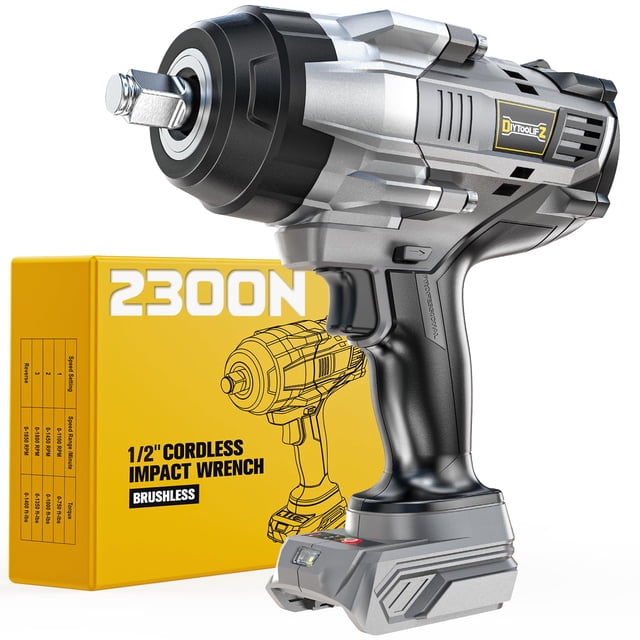 Llave de impacto inalámbrica DIYToolifz 1/2 1700 FT-Lbs 20 V DeWalt