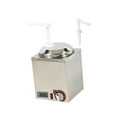 thumbnail image 2 of Dispensador de queso de acero inoxidable de 2,5 l, máquina calentadora de salsas comercial para restaurantes, 2 of 9