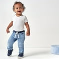 thumbnail image 3 of Gerber Baby and Toddler Neutral Rib Waist Skinny Jean, Sizes 12M-5T, 3 of 8