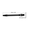 thumbnail image 2 of Uxcell Dart Shafts 48mm/1.9 Inch, 2BA Thread Aluminum Dart Stems Dart Accessories, 3 Pack Black, 2 of 5