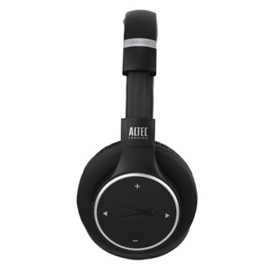 Altec Lansing 007 Headphones Bluetooth 8 Hours of Listening Time MZX007 BLK Black Used Like New Walmart