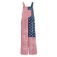 thumbnail image 6 of CAIXIA American Flag Overalls 4th Of July Outfits For Girls Boys 250th Anniversary Patriotic Romper With Pocket, 6 of 6