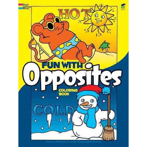 Dover Kids Coloring Books: Fun with Opposites Coloring Book (Paperback)