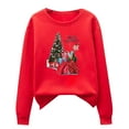 thumbnail image 4 of OKBOP Yoga Tops,Christmas Fashion Casual Long Sleeve Printed Ladies Sweatshirts Pirate Blouse Tie Dye Shirt Women, 4 of 5