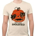 thumbnail image 2 of Pumpkin Cats Lets Get Smashed Shirt Unisex 3X-Large Natural, 2 of 5