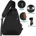 thumbnail image 6 of Btomtd Badminton and Tennis Racket Bag and Handbag, Outdoor Sports Shoulder Bag, Training Backpack and Singles Crossbody Bag, Black, 6 of 8