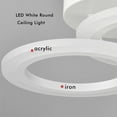 thumbnail image 2 of Claxy Double Circle LED Semi Flush Mount Light, 2 of 7