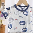thumbnail image 6 of Baby Boy Outfit Sets Lightweight Breathable Short Sleeve Tee Short Set 2 Pieces Outfit 6-12 Months 12-24 Months 2T 3T 4T 5T 6T 7T Children 2-3 Years, 6 of 6