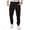 Black, variant on Baqcunre Men's Solid Color Side Pockets Lace-up Waistband Casual Drawstring Pants,Size L,Mens Sweatpants,Men's Pants,Joggers for Men,Mens Clothes,Pants for Men,Army Green