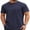 Navy, variant on COOFANDY Tshirts Shirts for Men 100% Cotton Big and Tall Tee Shirts Crew Neck Short Sleeve