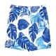 thumbnail image 3 of Odeerbi 5-14 Años Niños Niñas Pantalones Cortos de Estampado Tropical Hawaiano Pantalones de Baño En Seco Rápido Pantalones Cortos de Tabla de Playa, 3 of 4