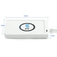 thumbnail image 4 of Lector y escritor nfc rfid acr122u iso 14443a / b software en lector y escritor lector de tarjetas ic escritor adaptador compatible con pc / sc, 4 of 7