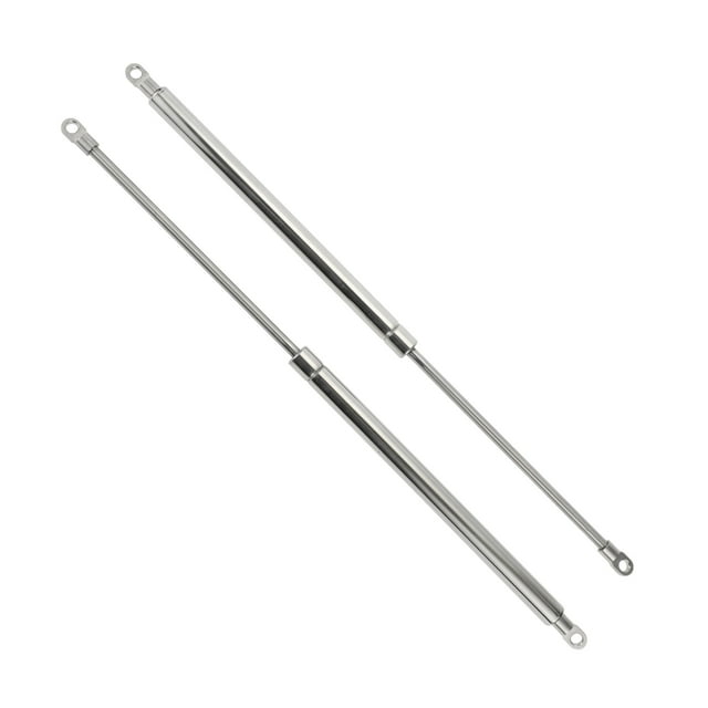 Unique Bargains 2pcs 80lb/355N 20inch/500mm Stainless Steel Lift Support Struts Silver Tone