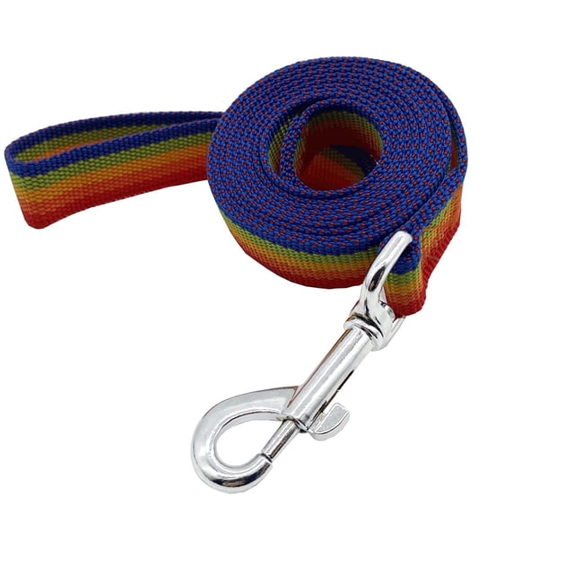 YSTINNG Nylon Dog Training Leash, Traction Rope, 4Ft /5 Foot /6 Feet Long, 5/8 inch 3/4 Inch 1 Inch Wide, for Small and Medium Dogs DYF329-2069
