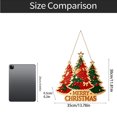 thumbnail image 7 of Christmas Tree Decorations Indoor Outdoor Hanging Wooden Sign for Christmas Party Decorations Wall Door Hanging Decor 1 Pack, 7 of 7
