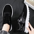 thumbnail image 6 of GrmtClth Breathable Gradient Knit Athletic Trainers for Men Adjustable Lace Cushioned Flexible Wave Sole Anti Slip Daily Jogging Sneakers Black (US/8), 6 of 9