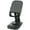 Black, variant on Foldable Cellphone Stand, NonSlip Cradles Dock Stable Desktop Holder Angled Adjustable for Video Live Streaming