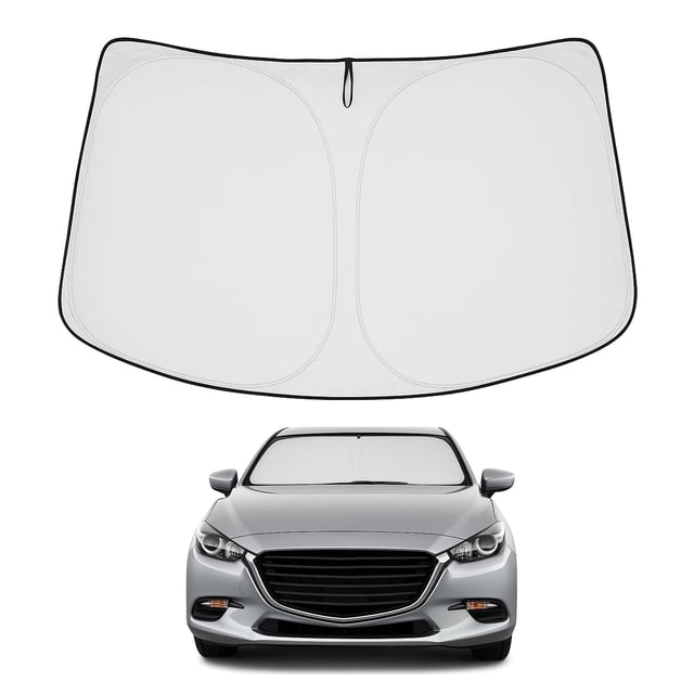 Protector solar para parabrisas Proadsy 2025 mejorado para Mazda 3 2014-2018