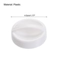 thumbnail image 2 of Microwave Time Control Knob 2PCS Universal Timer Rotary Plastic Control Knob Replacement for Oven Stove 70mm White, 2 of 5