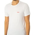 thumbnail image 5 of HUGO 3 Pack Lounge Crew T-Shirts, White, 5 of 6