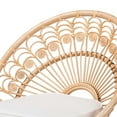 thumbnail image 6 of bali & pari Abriella Rattan BOHO Peacock Chair, Natural Brown, 6 of 10