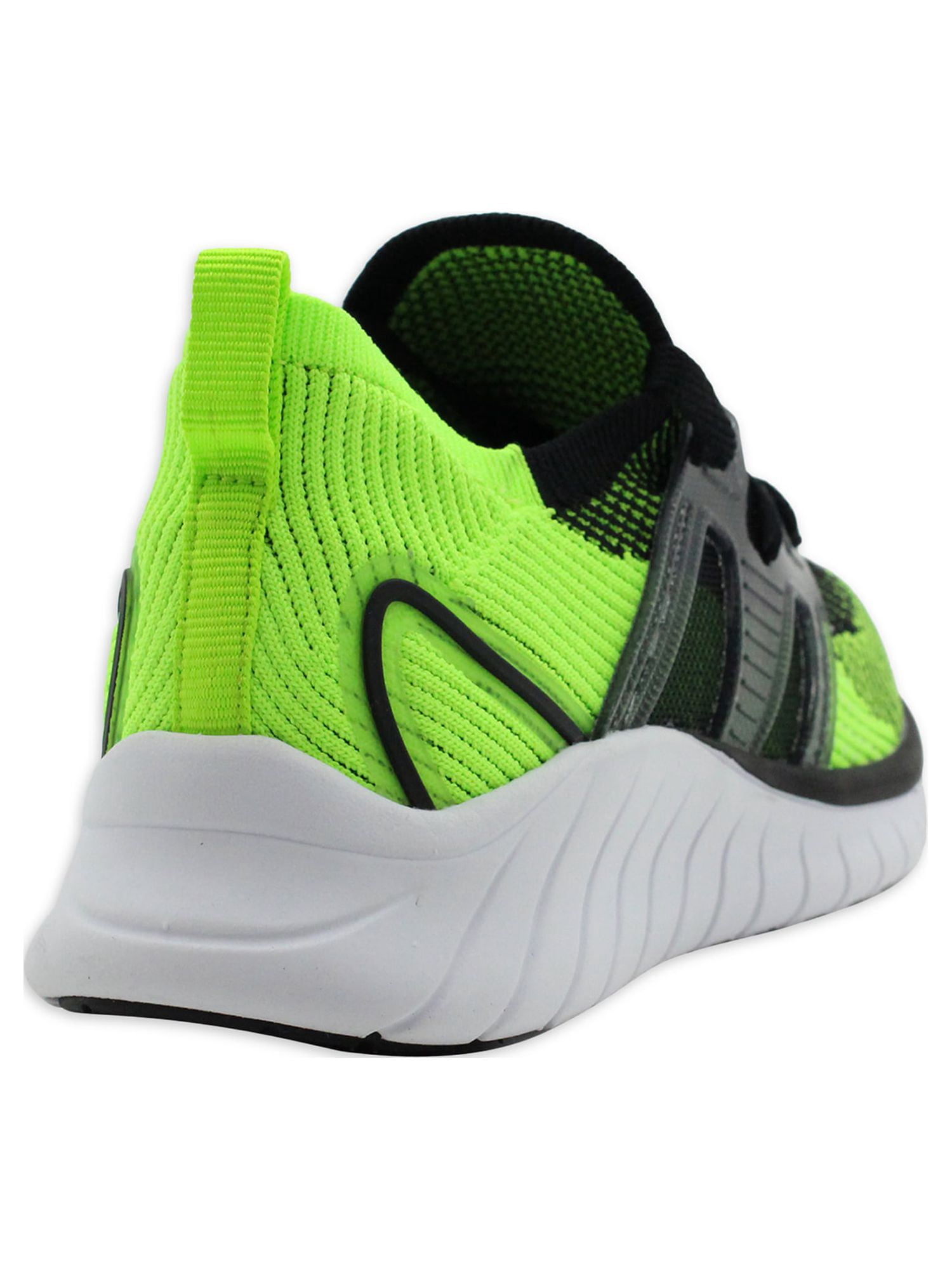 Athletic Works Little and Big Boys Knit Cage Athletic Sneakers, Sizes 13-6