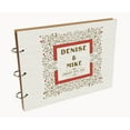 thumbnail image 7 of Darling Souvenir Personalized Engraved Laser Cut Wedding Guest Book Wooden Cover Sign-in Book Registry Guestbook Scrapbook-3J, 7 of 7
