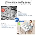 thumbnail image 5 of Floral Style Large Rubber Table Pad 31.5x31.5 Inch Mahjong Game Mat Anti-Skid Bottom Reduces Tile Noise for Game Room & Card Playing, 5 of 7