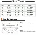 thumbnail image 2 of Bigersell Shapewear Underwear Clearance Shaping Underwear Women Boyshort Thongs Panty Style P-568 Cotton Plus Size Panties Seamless Thongs Briefs Mid Waist Women Cheeky Panties Black M, 2 of 7