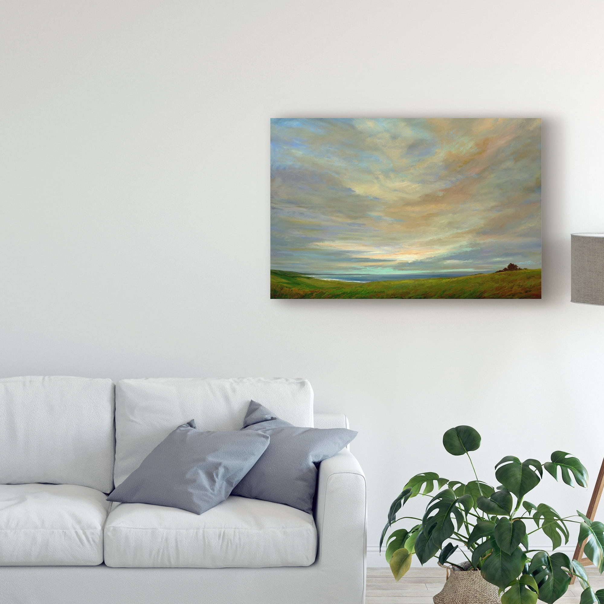 Trademark Fine Art 'Coastal Sky' Canvas Art by Sheila Finch
