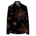 thumbnail image 1 of Chemise Décontractée à Manches Longues Imprimée 3D pour Hommes Halloween Mode Confortable pour Automne, 1 of 2