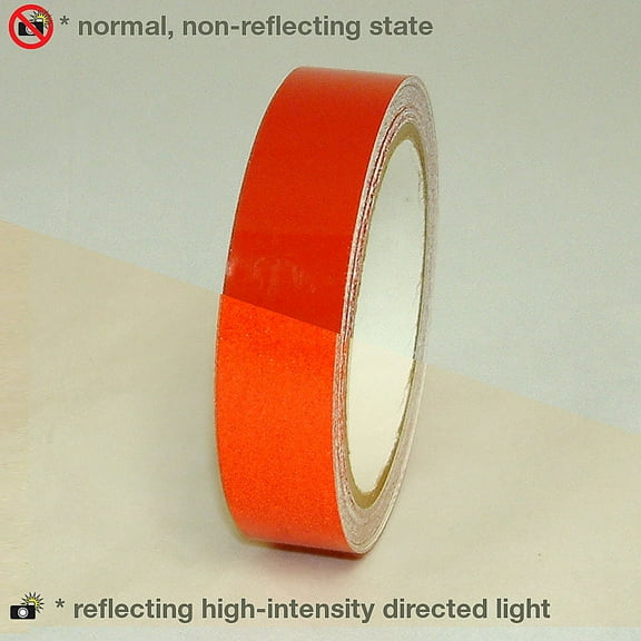 JVCC Engineering Grade Reflective Tape (REF-7): 1 in. x 30 ft. (Red)