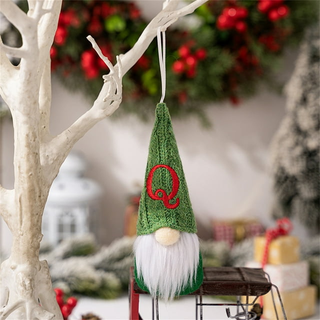 Christmas Hat Faceless Baby Pendant Old Man Dwarf Rudolph Doll