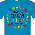 thumbnail image 4 of Inktastic I Love My Cousin Autism Awareness T-Shirt, 4 of 5