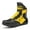 Black and yellow, variant on Men's and women's all-season motorcycle riding boots and motorcycle shoes,Black and yellow,44