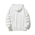 thumbnail image 4 of Vedolay Hoodies for Men Long Sleeve Crewneck Men Striped Pullover Tops White,XL, 4 of 4