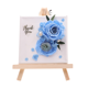 thumbnail image 1 of Soporte de flores falsas Estante de almacenamiento de flores de madera Regalo de decoración para el festival de cumpleaños, Azul Irene Inevent HA003035-02B, 1 of 2