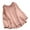 Pink, variant on Women's Crew Neck Autumn Shirt Long Sleeve Loose Blouse Solid Color Ruffles Casual Tops Pink XXXL