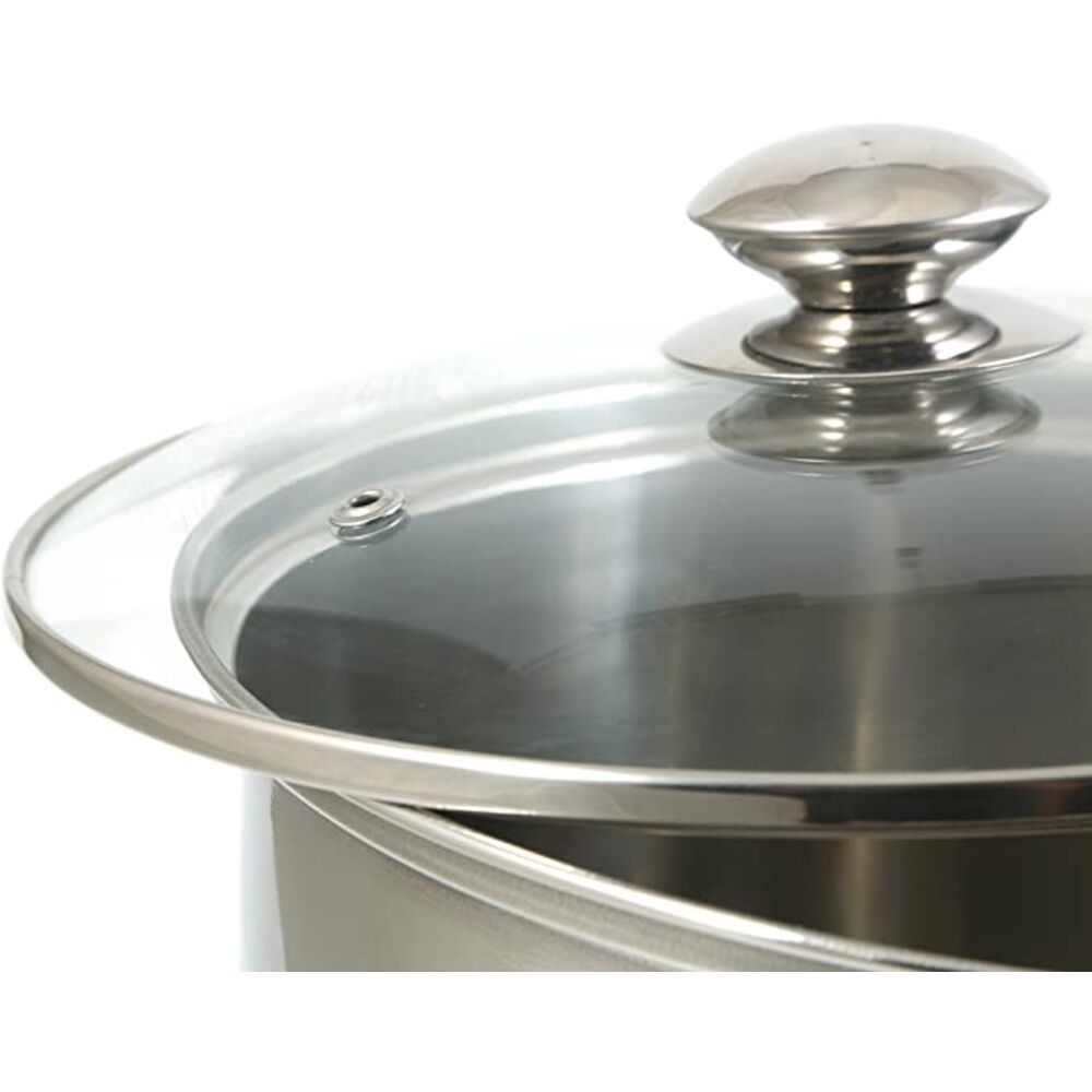 Cook Pro 16_Quart Stainless Steel Stock Pot With Glass Lid - image 4 of 5
