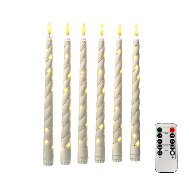 Pisexur Batería de cocina Vela de cadena de luz LED electrónica para la cocina del hogar