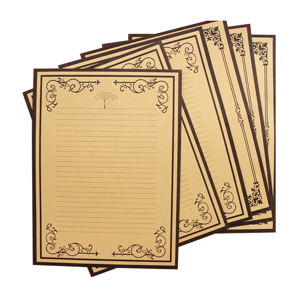 Retro Letter Paper - Kraft — Stationery Pal