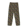 thumbnail image 3 of Lsque Daisies Flowers Print Men's Pajama Pants, Lounge Pant - Comfortable Home Wear,Elastic Waistband, Stylish Design-Medium, 3 of 9