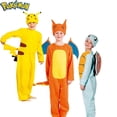 thumbnail image 2 of Charizard-Pijama Kigurumi de una pieza para niños, disfraz de Pokémon para Halloween, Squirtle, Onesie, Navidad, ropa de cuerpo completo, 2 of 4